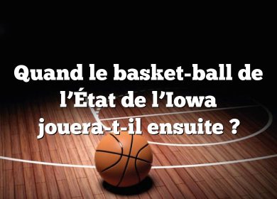 Quand le basket-ball de l’État de l’Iowa jouera-t-il ensuite ?